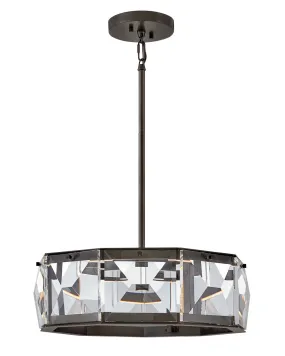Jolie LED Convertible Semi-Flush Mount in Black Oxide