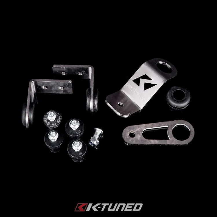 K-Tuned K20 Driver-Side Swap Rad Hose Kit with Rad Brackets - 94-01 Integra, 92-00 Civic, (EG/EK/DC2) - K92-KIT-DRB