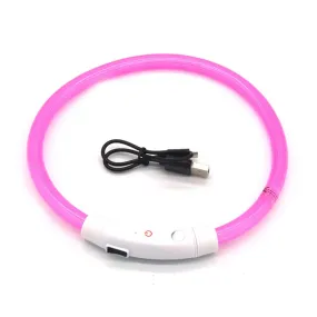 LED Glow Collar for Dogs – Adjustable and Rechargeable Night Safety
