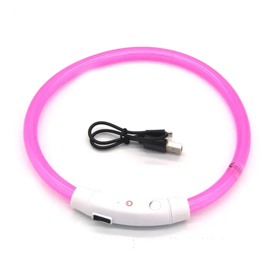 LED Glow Collar for Dogs – Adjustable and Rechargeable Night Safety