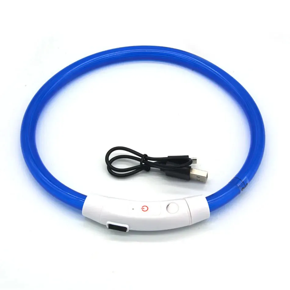 LED Glow Collar for Dogs – Adjustable and Rechargeable Night Safety