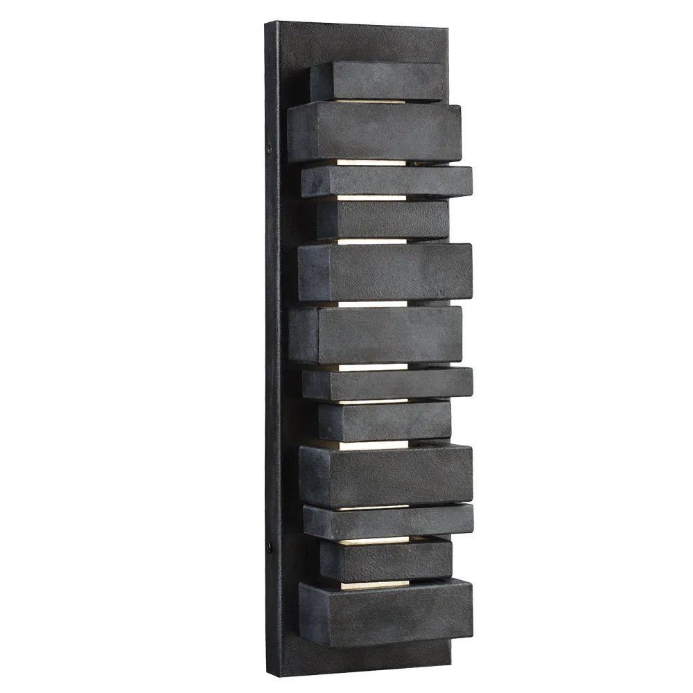 Ledgend Outdoor Lighting in Dark Weathered Zinc
