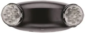 Lithonia Quantum 2-Head Led Emergency Light Black 120 / 277 Volts