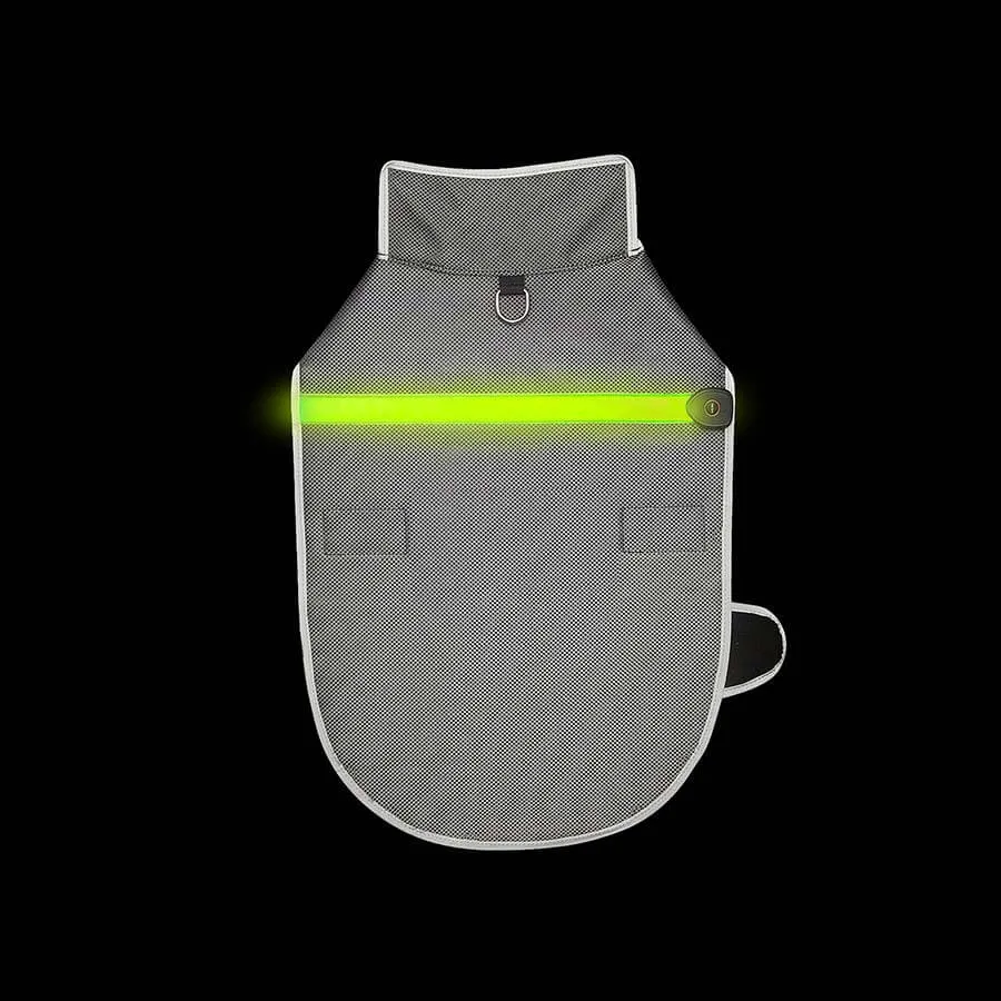Loomo LED Dog Coat Green