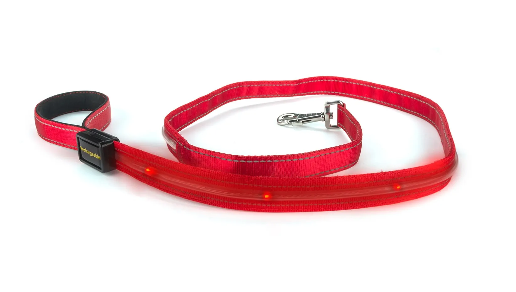 Loomo LED Dog Lead Red