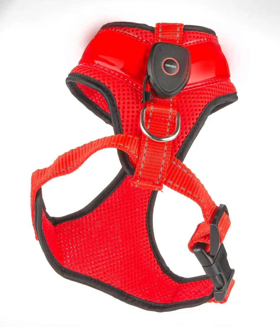 Loomo LED Mesh Harness Red
