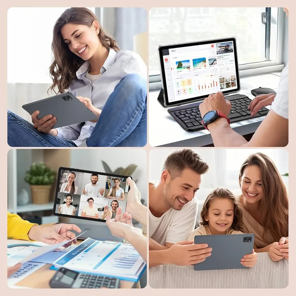 Maxim LitePad V13 Ultra Slim 10.1" 24GB   256GB Android 13 5G Wifi, Keyboard | Wireless Mouse | Leather Case | Screen Guards