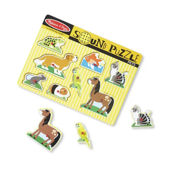 Melissa and Doug Sound Puzzle Pets Ages 2  Item # 730
