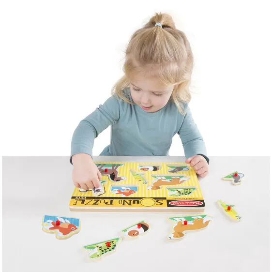 Melissa and Doug Sound Puzzle Pets Ages 2  Item # 730