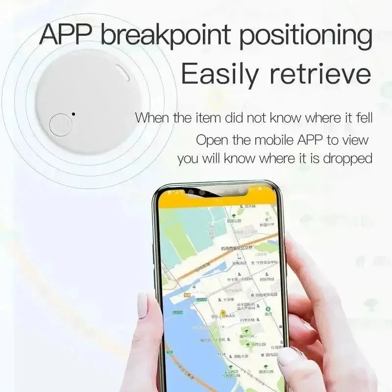 Mini GPS Tracker - Bluetooth 5.0 Anti-Lost Device for Pets, Kids & Bags