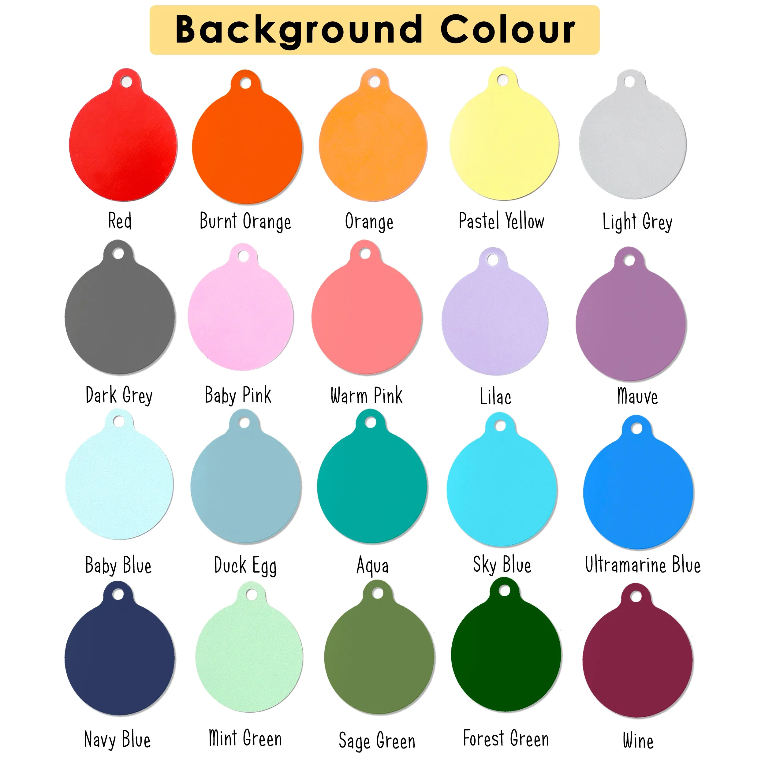 Mudi Dog Tag Personalised