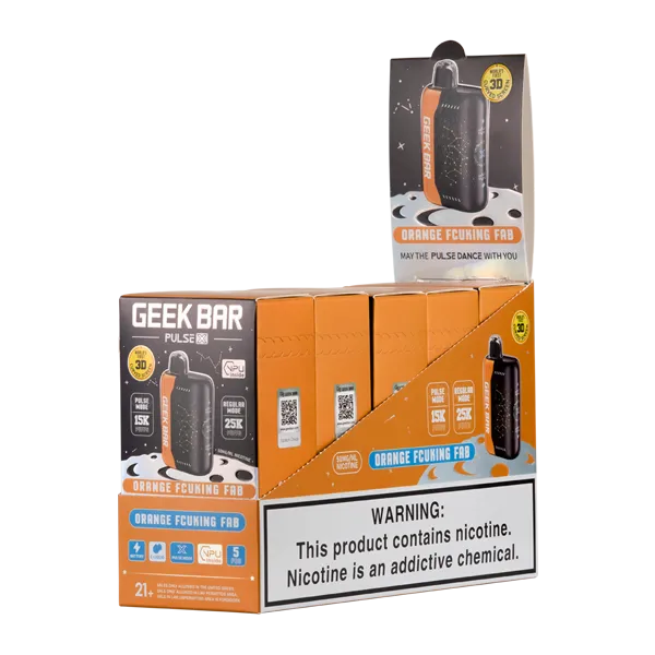 Orange Fcuking Fab Geek Bar Pulse X 25k