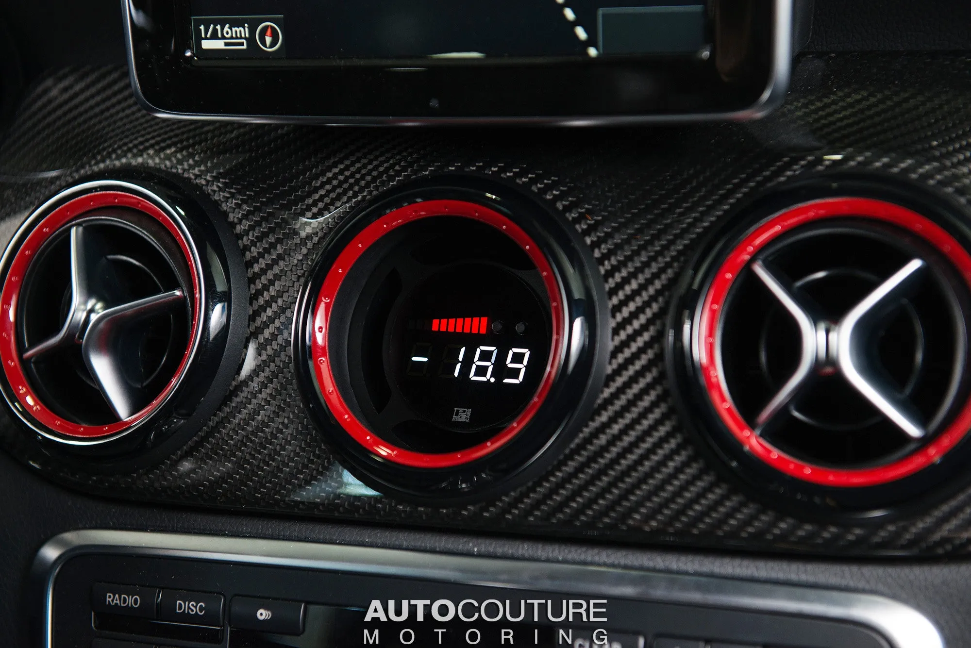 P3 V3 OBD2 Gauges Mercedes A45 / A250 (2013-2018) U3P3ZC25