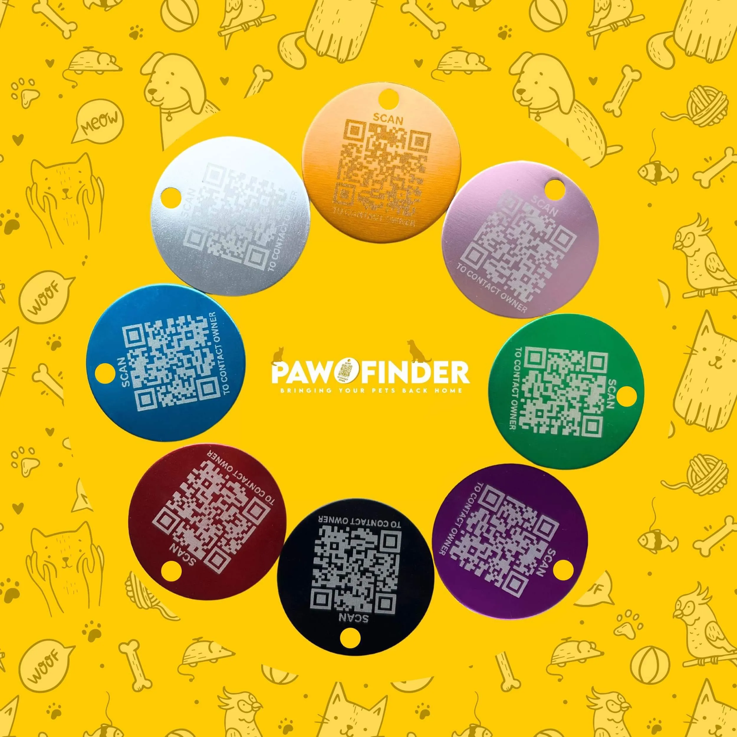 Pawfinder Dog Tag