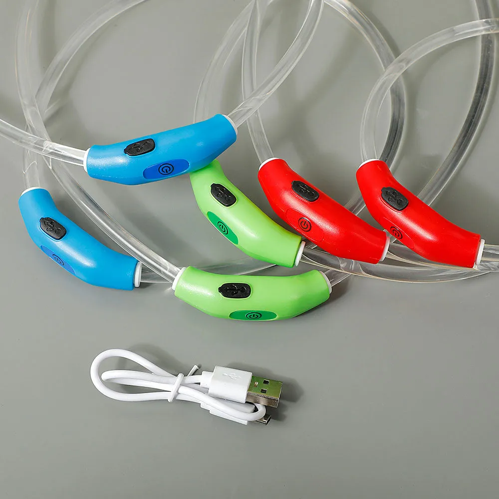 PAWS ASIA Supplier Best Selling Rechargeable Light Up Led Collars Dog And Cat