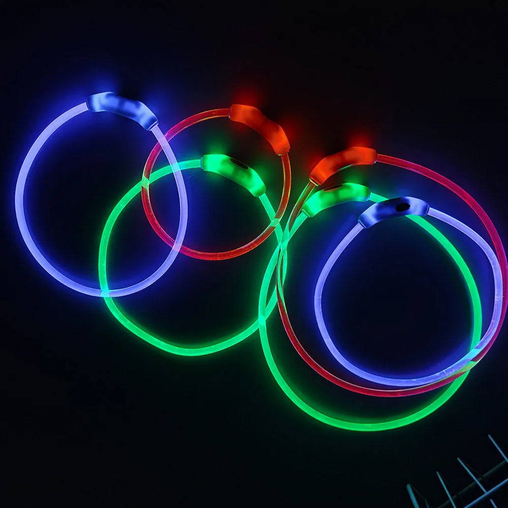 PAWS ASIA Supplier Best Selling Rechargeable Light Up Led Collars Dog And Cat