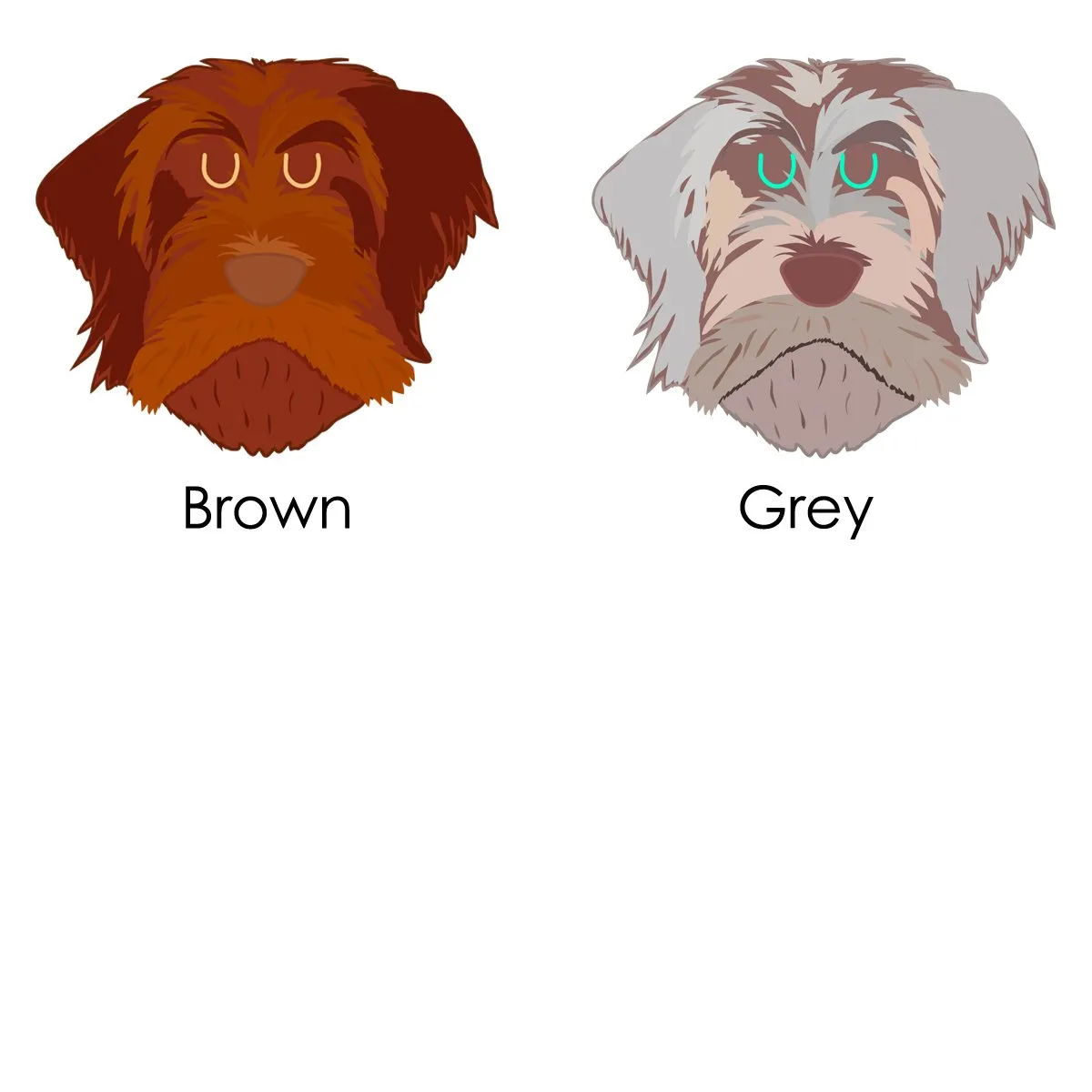 Personalised Wire Haired Griffon Dog Tag