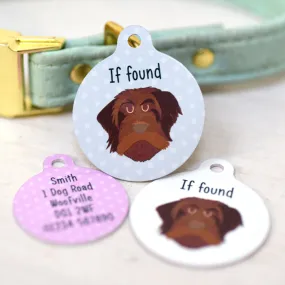 Personalised Wire Haired Griffon Dog Tag