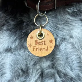 Personalised Wooden Pet Tag