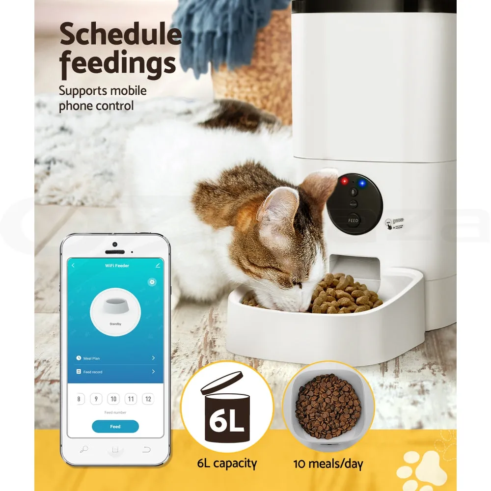 Pet Automatic Pet Feeder Dog Cat Feeder Camera Wifi Smart Auto Food Dispenser