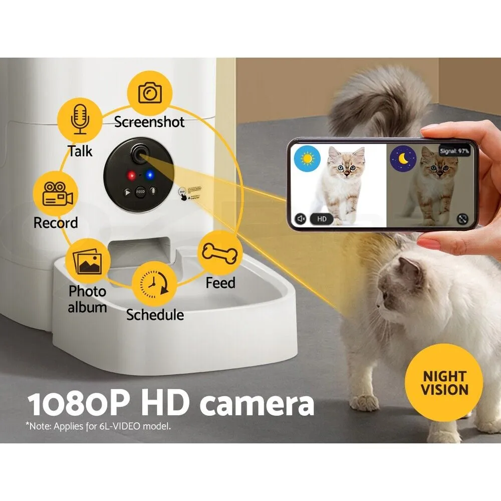 Pet Automatic Pet Feeder Dog Cat Feeder Camera Wifi Smart Auto Food Dispenser