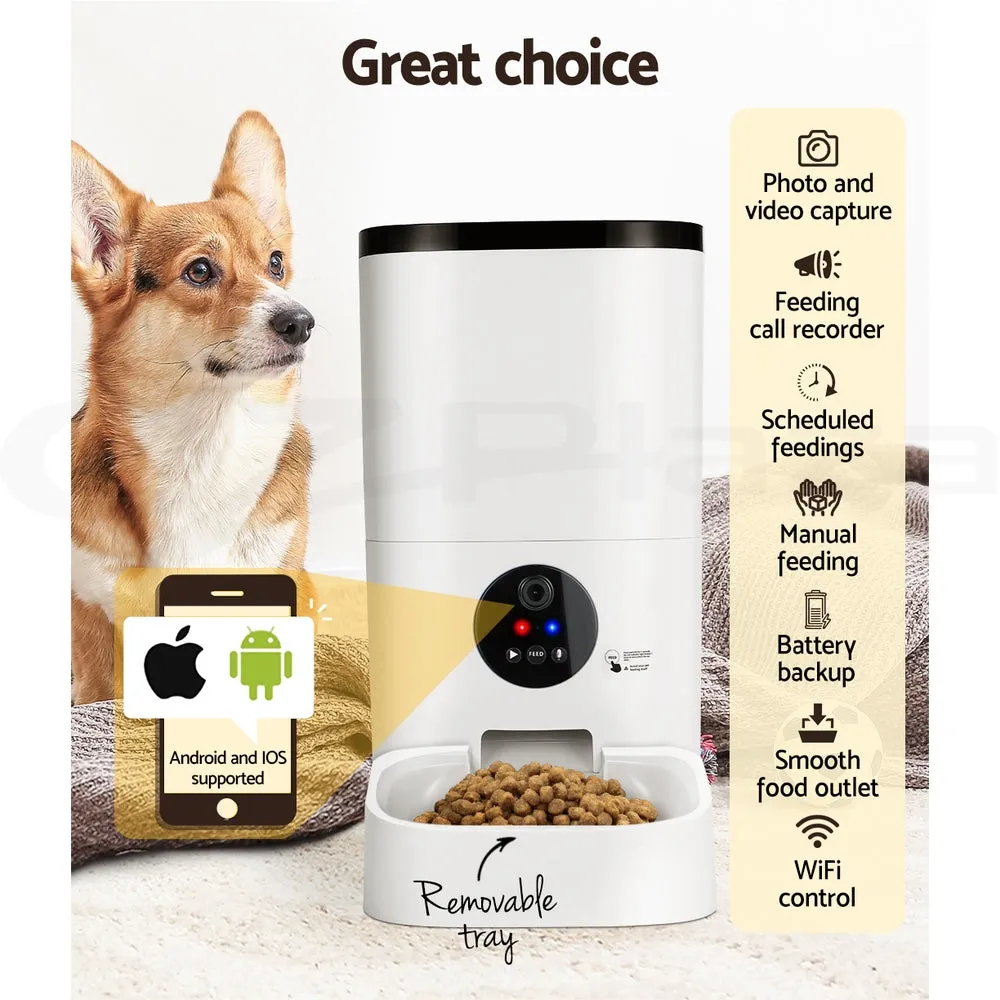 Pet Automatic Pet Feeder Dog Cat Feeder Camera Wifi Smart Auto Food Dispenser