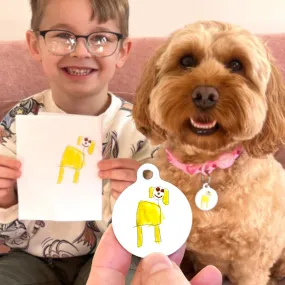 Pet tag - Designed by your child