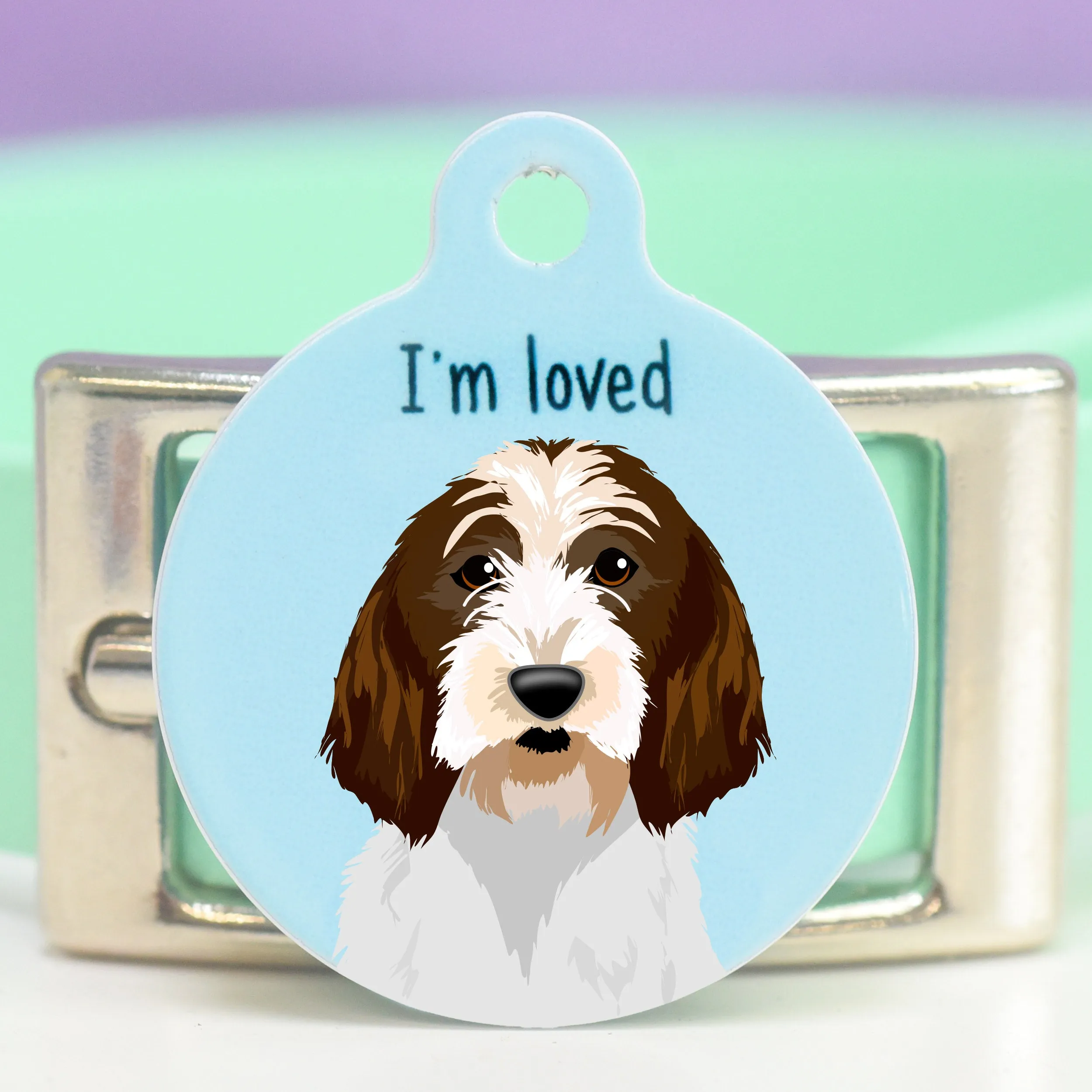Petit Basset Griffon Vendeen Dog Tag Personalised