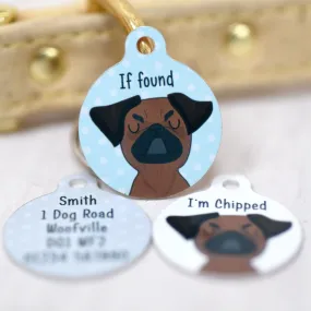Petit Brabancon Dog ID Name Tag