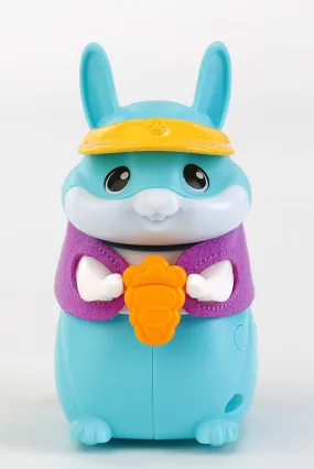 PETSQUEAKS^TM NIBBLE  THE BUNNY (PURPLE VERSION)