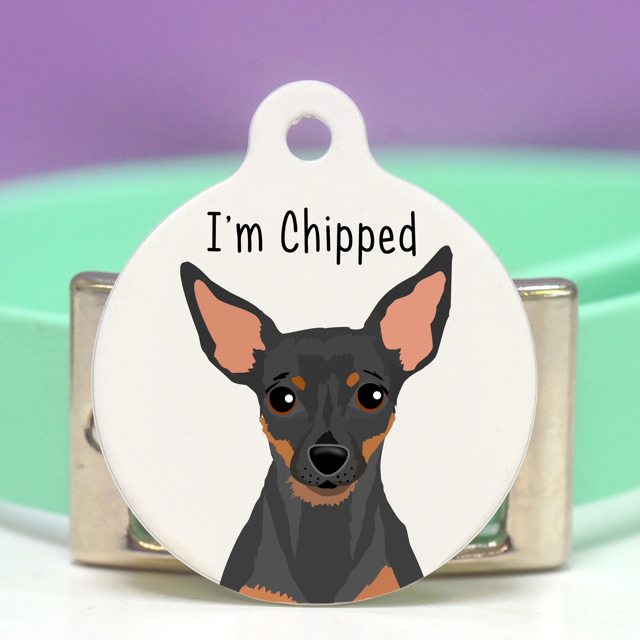 Prague Ratter Dog Tag Personalised