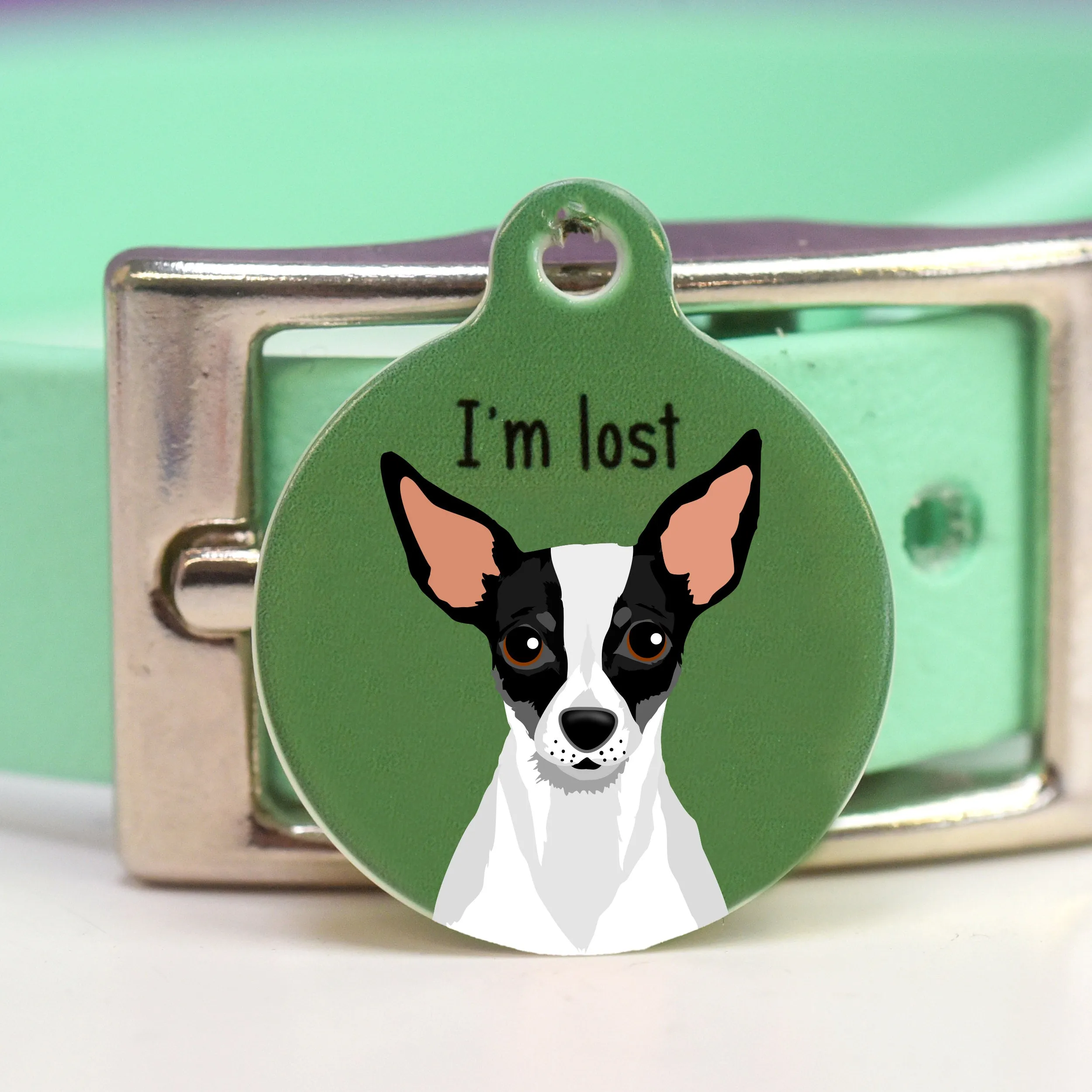 Prague Ratter Dog Tag Personalised