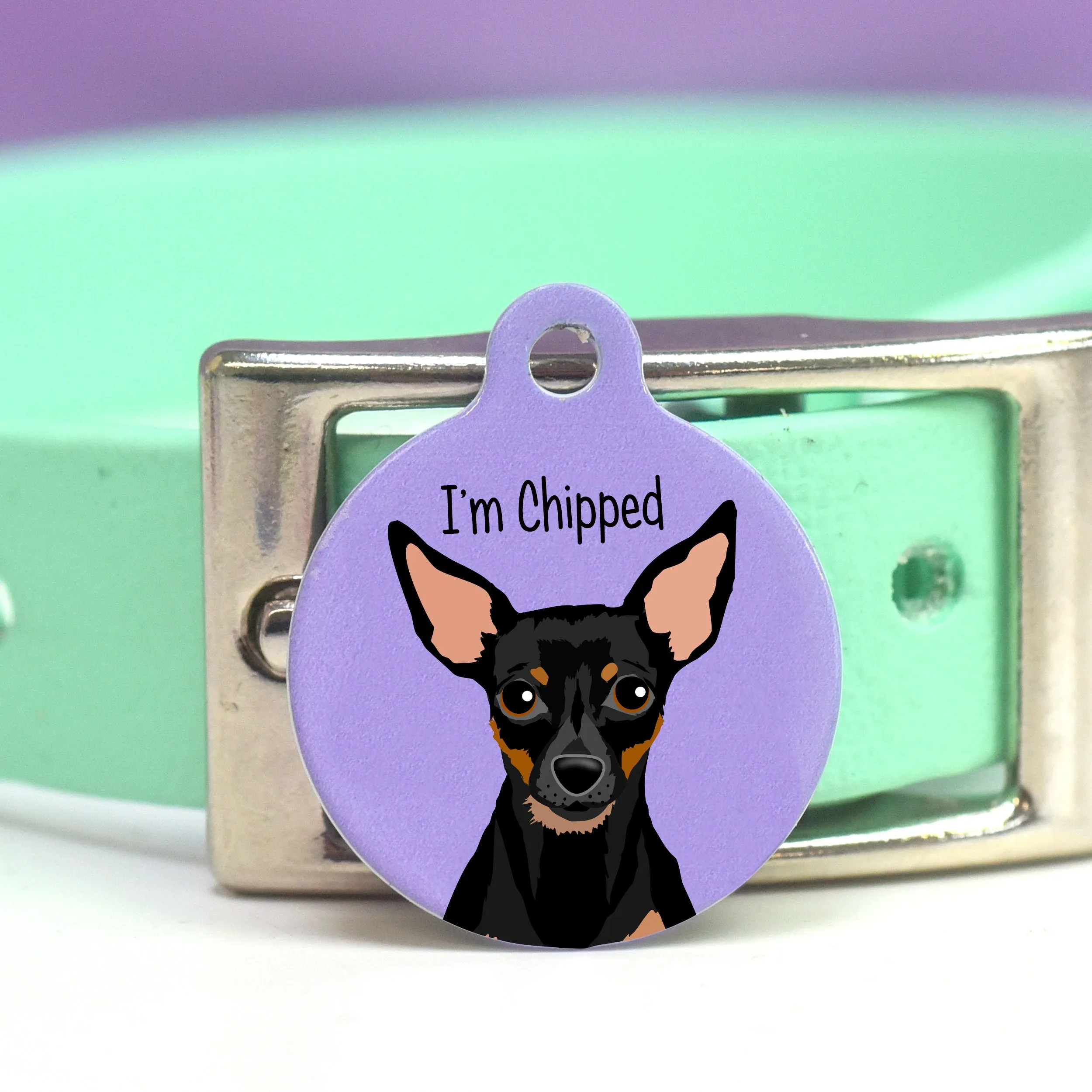 Prague Ratter Dog Tag Personalised