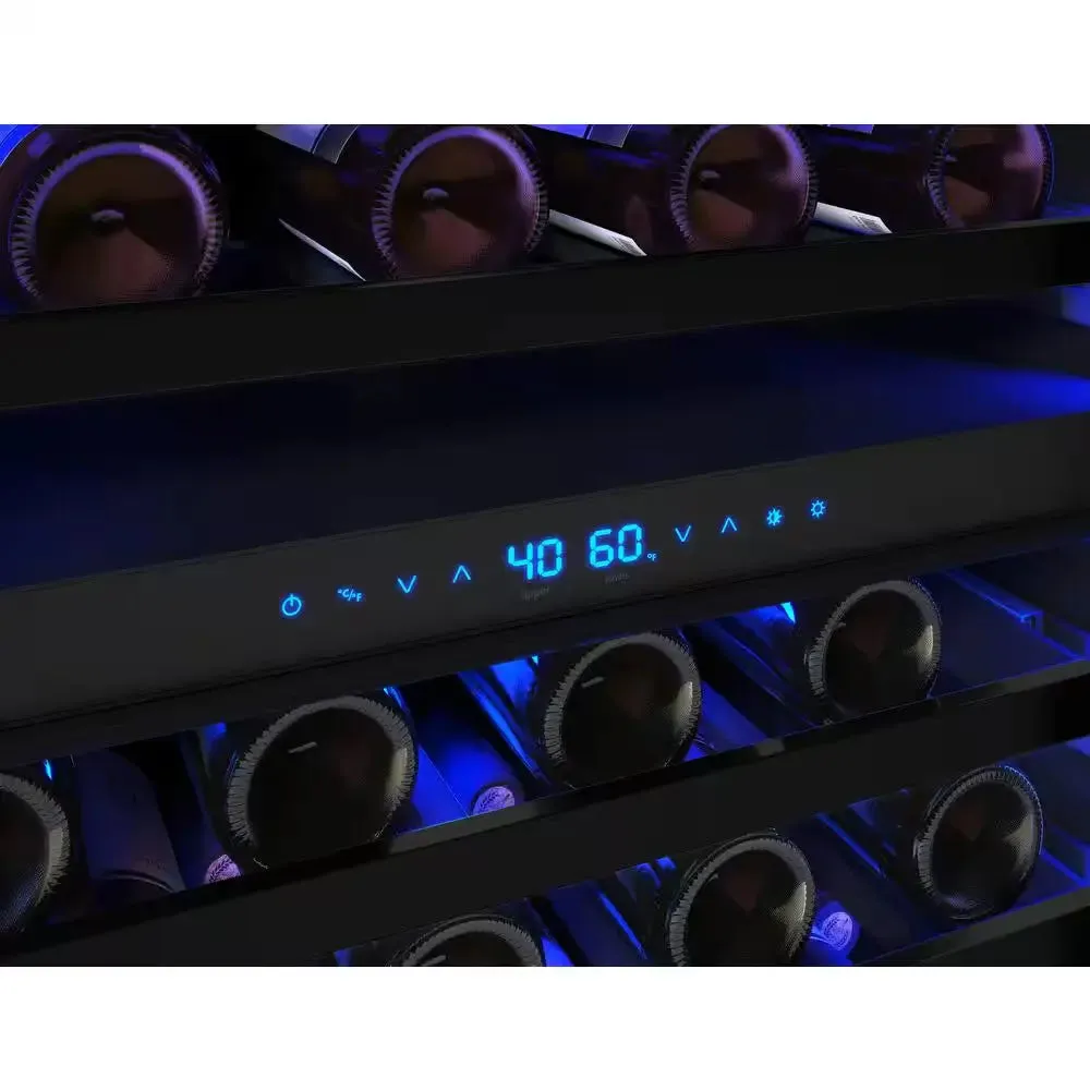 Presrv 24 In. 45-Bottle Dual Zone Panel-Ready Wine Cooler