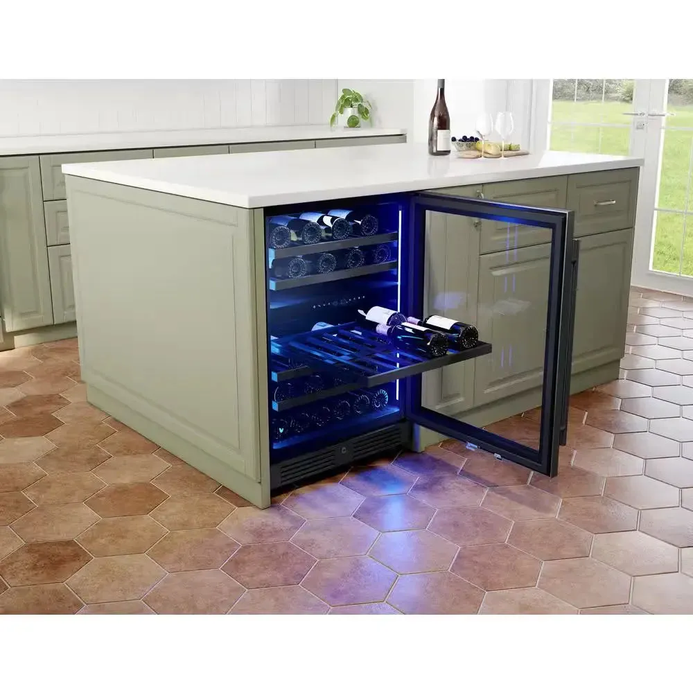 Presrv 24 In. 45-Bottle Dual Zone Wine Cooler