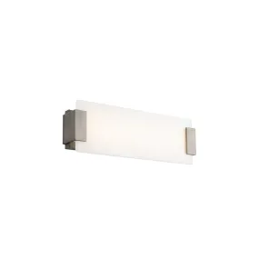 Quarry LED Bathroom Vanity in Brushed Nickel