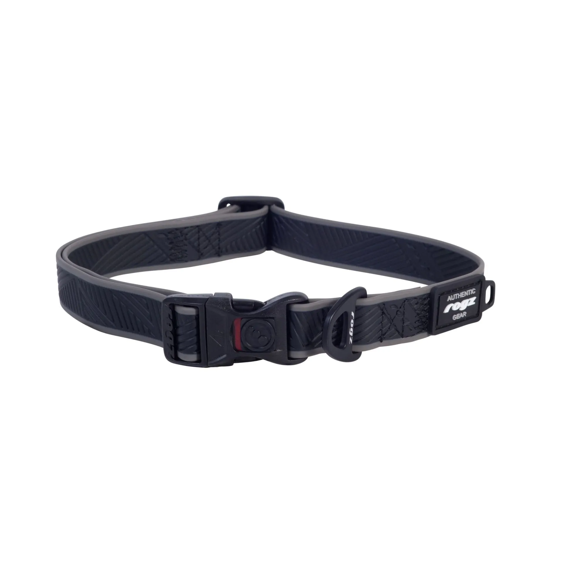 Rogz Amphibian Classic Black Collar - Extra Large