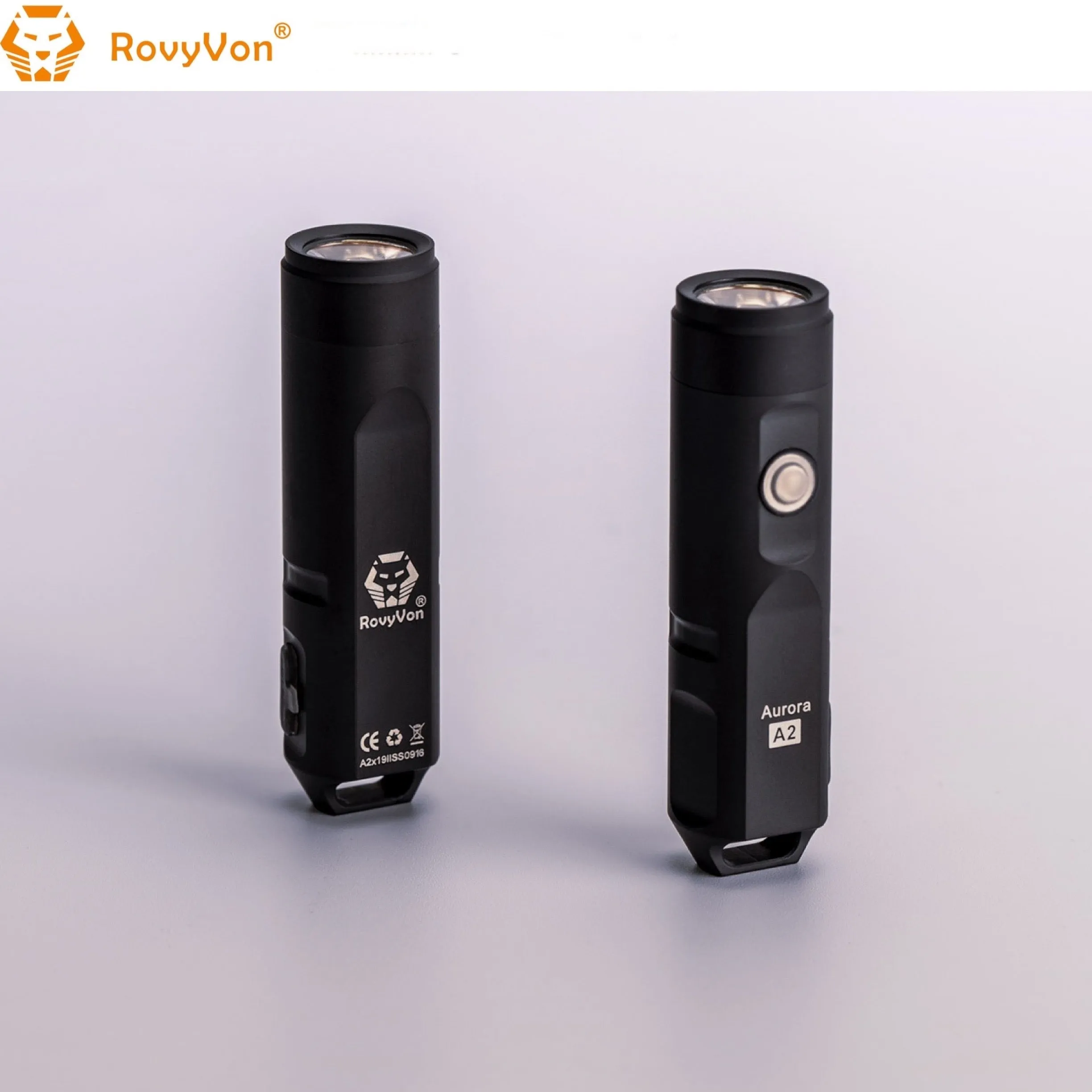 RovyVon Aurora A2x Stainless Steel EDC Keychain Flashlight