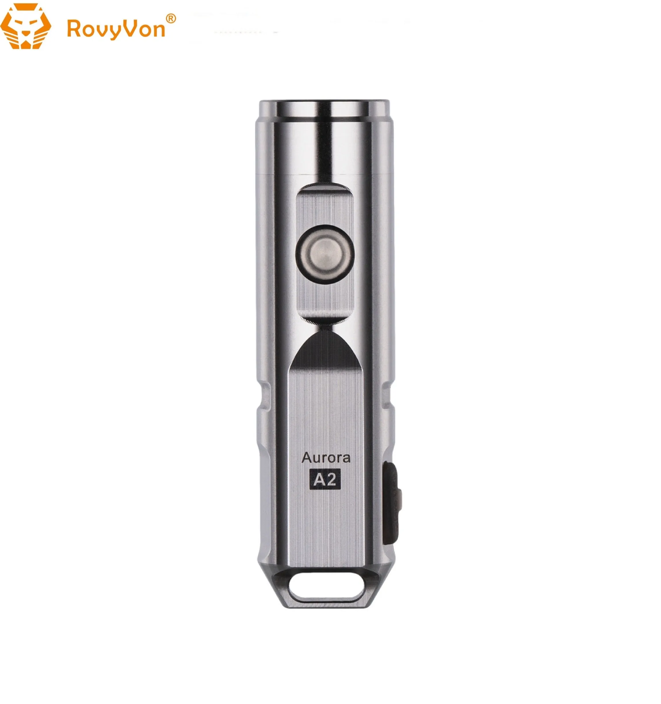 RovyVon Aurora A2x Stainless Steel EDC Keychain Flashlight