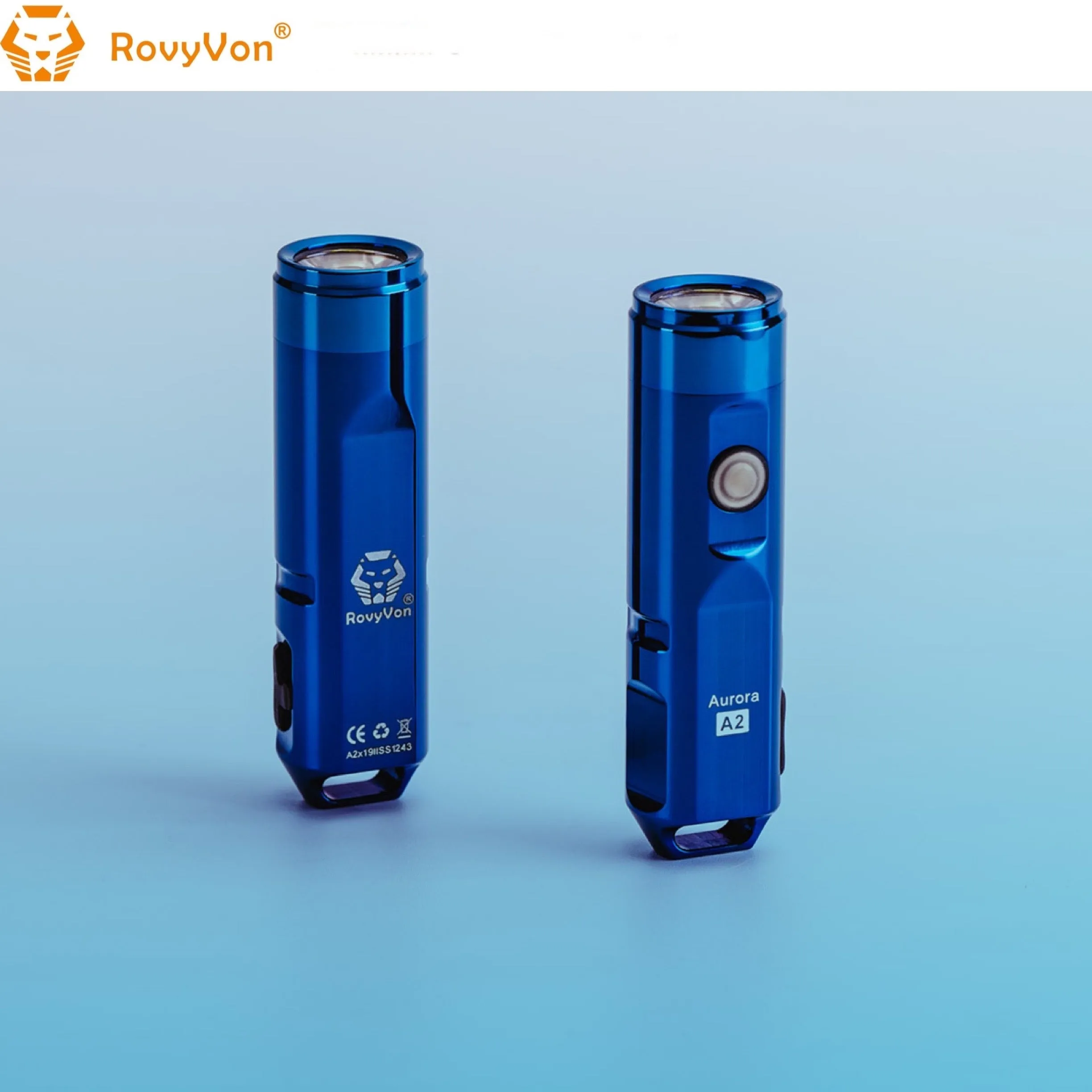 RovyVon Aurora A2x Stainless Steel EDC Keychain Flashlight