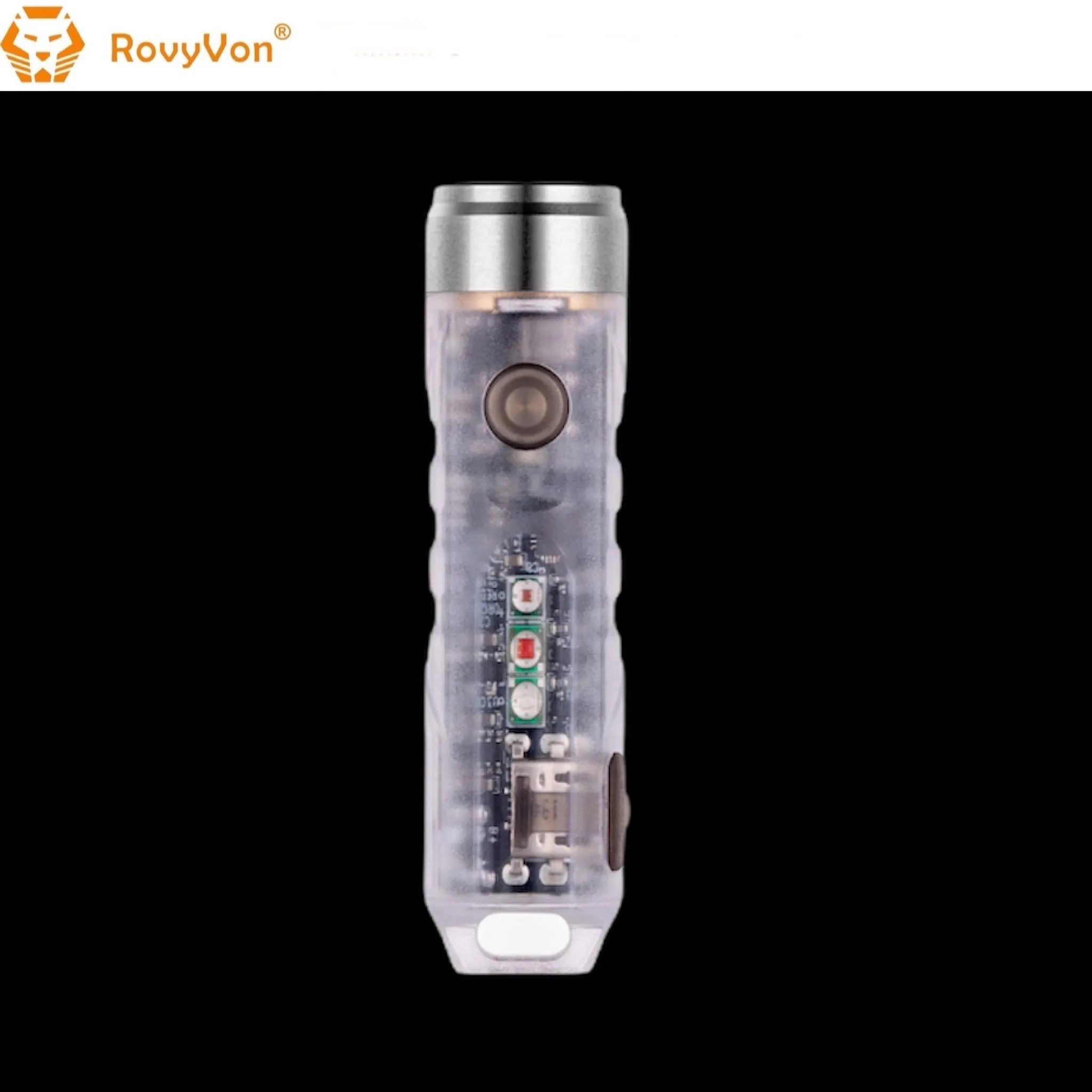RovyVon Aurora A8x CREE XP-G3  UV/Red/White EDC Keychain Flashlight