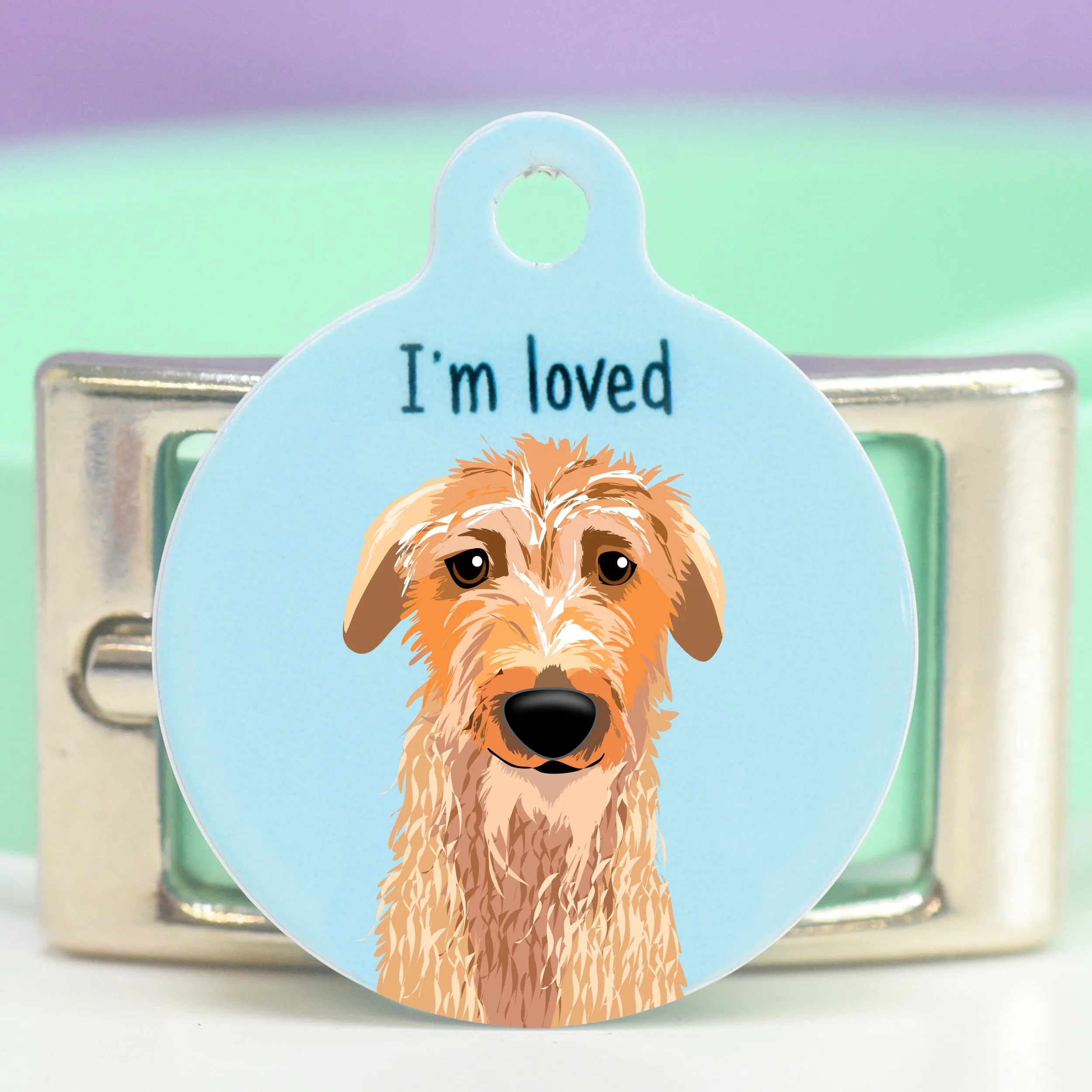Scottish Deerhound Dog Tag Personalised