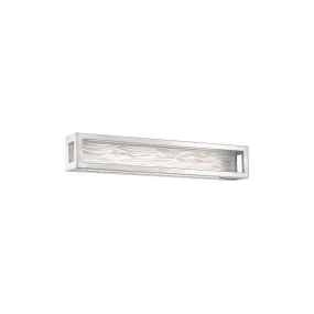 Shock Waves LED Vanity in Brushed Nickel