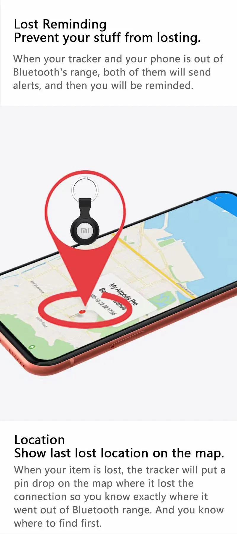 Smart Finder Bluetooth Tracker for Pets, Keys & Wallets