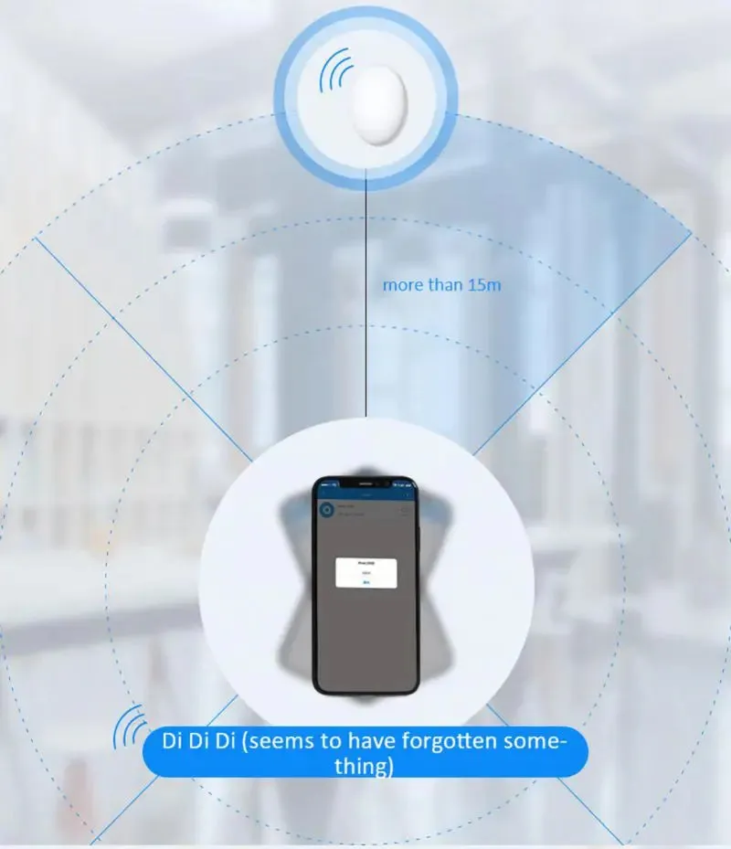Smart Finder Bluetooth Tracker for Pets, Keys & Wallets