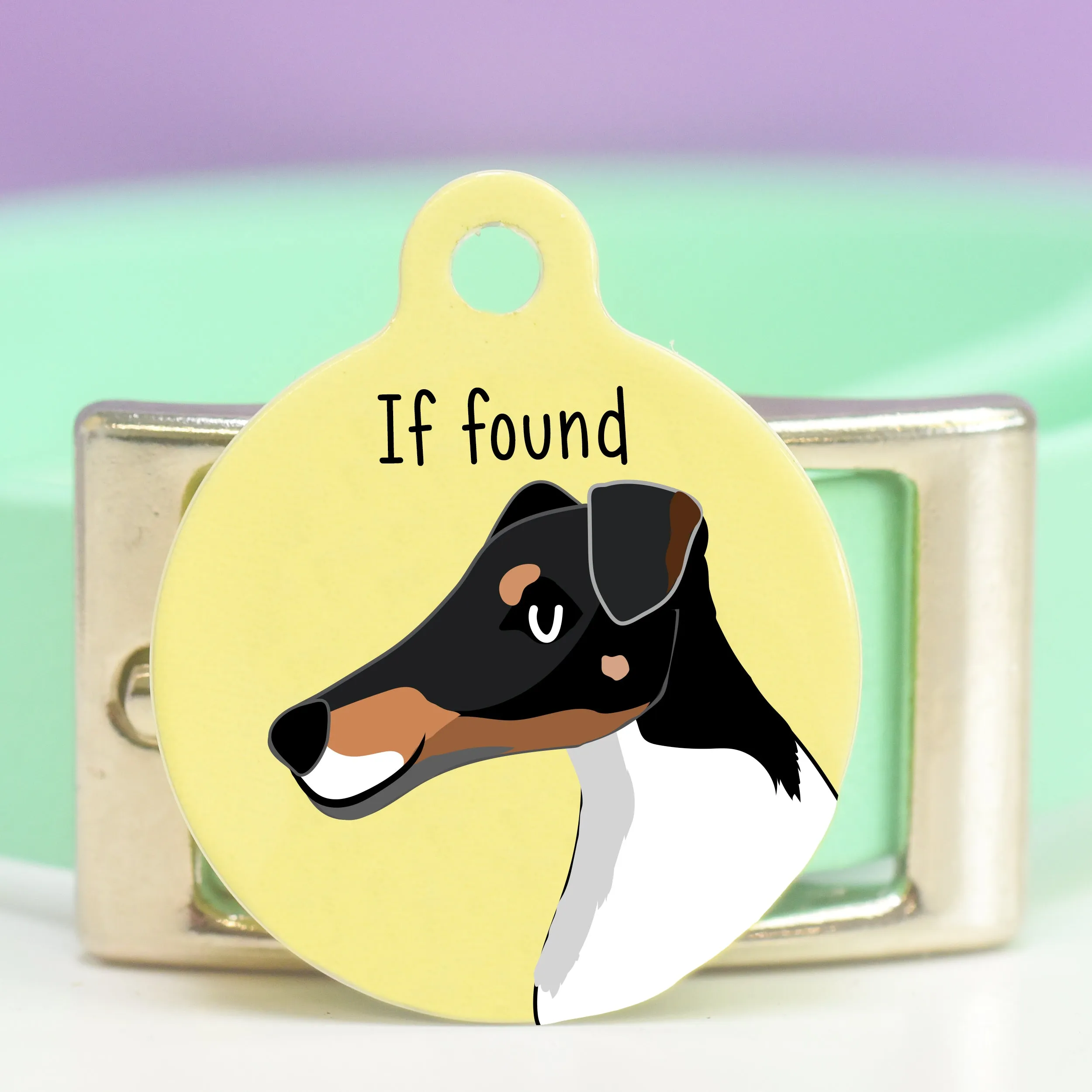 Smooth Fox Terrier Dog Tag Personalised