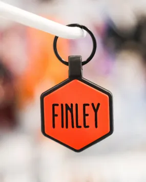 Solid Color Silicone Pet ID Tag