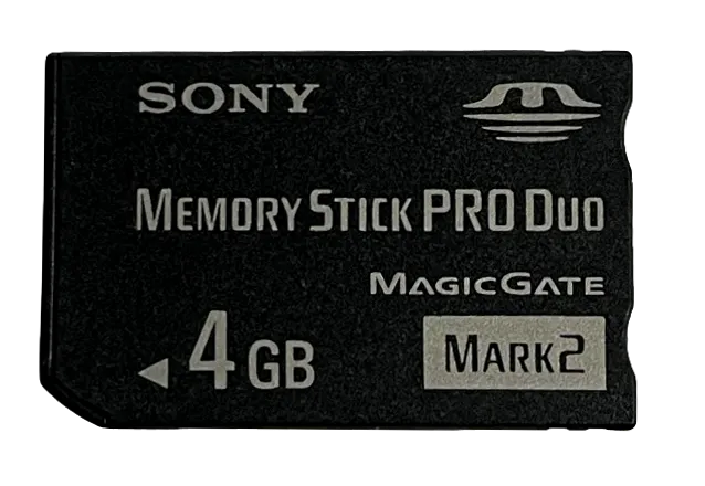 Sony 4GB Sony PSP Memory Stick Pro Duo Mark 2 Memory Card Camera Cybershot (Pre-Owned)