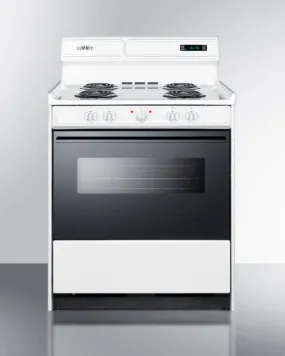 Summit 30" Wide Electric Coil Top Range - WEM230DK