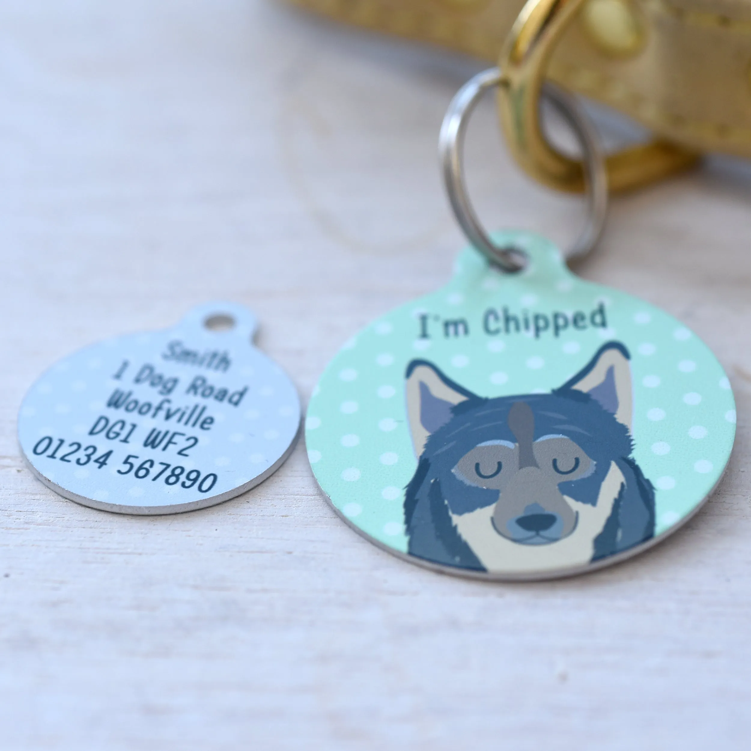 Swedish Valhund Personalised Dog Tag